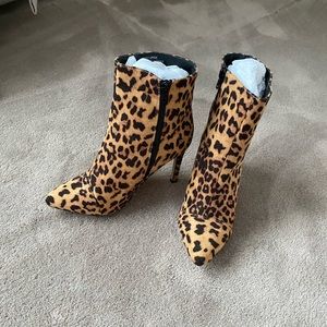 Cheetah Heeled Booties
